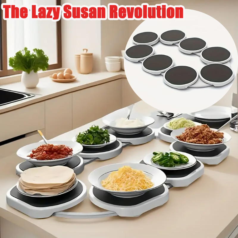 Home Cooking Recipes - Baki Putar Lazy Susan Portabel yang