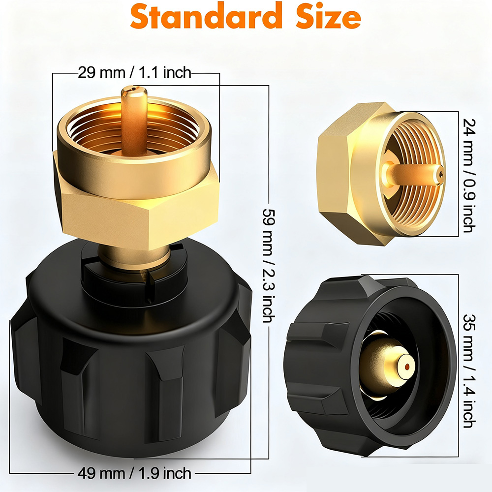 1 buah Adaptor Isi Ulang Propa - Home Cooking Gas ulasan dan harga