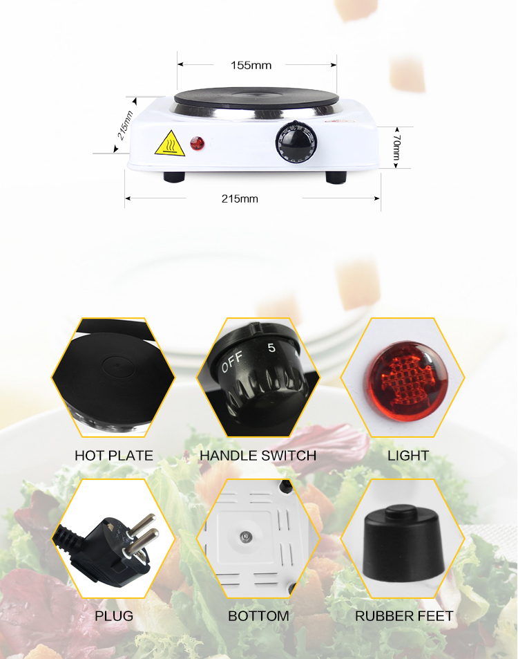 220V 1000W EU Plug Kompor Pemb - Home Cooking Heater ulasan dan harga