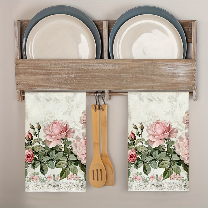 2 Buah, Handuk Dapur Vintage B - Home Cooking Cookbook ulasan dan harga